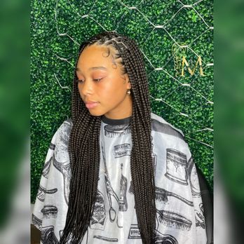 Braids By Memoreen - Medium knotless braids - Hair Stylists Near Me Braids By Memoreen - Medium knotless braids - Hair Stylists Near Me