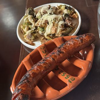 Lilly's - Chorizo and Brussels sprouts - Tapas/Small Plates Near Me - White Plains, New York Lilly's - Chorizo and Brussels sprouts - Tapas/Small Plates Near Me - White Plains, New York