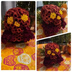 Love Blossoms Inland Empire - Beautiful flower arrangement of a sugar skull