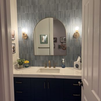 Marbrite Construction - 2nd bath powder room. - Damage Restoration Near Me - Spring valley , California Marbrite Construction - 2nd bath powder room. - Damage Restoration Near Me - Spring valley , California