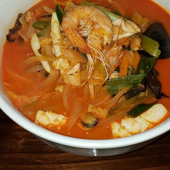 DAWA Korean Restaurant - Spicy seafood jjambbong - Korean Near Me - West Haven, Connecticut