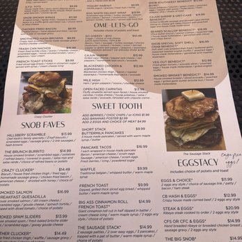 Brunch Snob - Menu - Breakfast & Brunch Near Me - Phoenix, Arizona