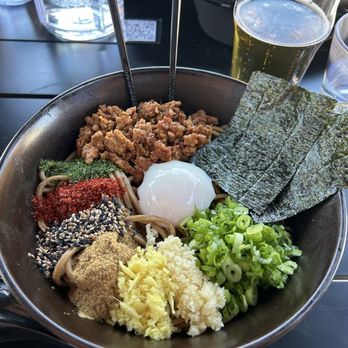 Noodle Ju'B - Pork soba (soup-less ramen) - Ramen Near Me - Winston-Salem, North Carolina Noodle Ju'B - Pork soba (soup-less ramen) - Ramen Near Me - Winston-Salem, North Carolina
