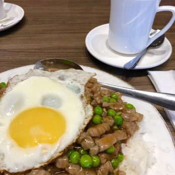 Happy Day Cafe - HK Style Minced Beef & Egg on Rice - Hong Kong Style Cafe Near Me - Vancouver, British Columbia