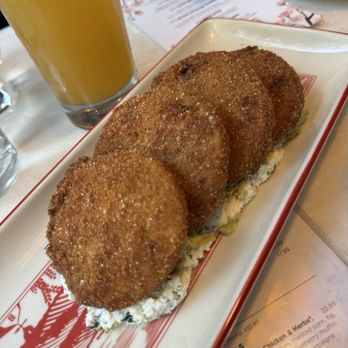 Founding Farmers & Distillers - Fried Green Tomatoes - Breakfast & Brunch Near Me - Washington, DC, District of Columbia Founding Farmers & Distillers - Fried Green Tomatoes - Breakfast & Brunch Near Me - Washington, DC, District of Columbia