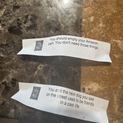 The Layover - The fortunes! Lol!