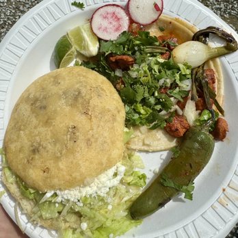 Tacos Quintero - Chicharron Gordita and Carne Enchilada taco - Food Trucks Near Me - Waterbury, Connecticut Tacos Quintero - Chicharron Gordita and Carne Enchilada taco - Food Trucks Near Me - Waterbury, Connecticut