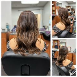 Salon UNI - Natural Blended Looking Balayage by Hair Designer Charlie