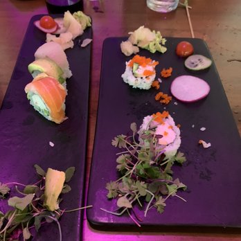 Oku - Rainbow Roll and California Roll - Sushi Bars Near Me - Santa Barbara, California Oku - Rainbow Roll and California Roll - Sushi Bars Near Me - Santa Barbara, California