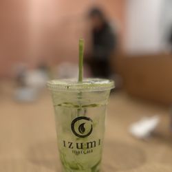 Crème brûlée Matcha is so good.