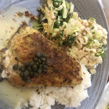 Duke's Malibu - Mac nut herb crusted fish - New American Near Me - Malibu, California Duke's Malibu - Mac nut herb crusted fish - New American Near Me - Malibu, California