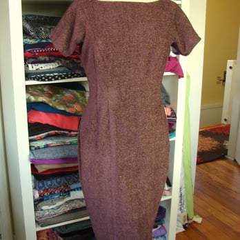 PoldaPop Designs - Diane's vintage style couture wool wiggle dress - Sewing & Alterations Near Me PoldaPop Designs - Diane's vintage style couture wool wiggle dress - Sewing & Alterations Near Me