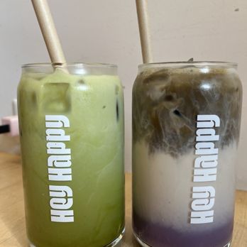 Hey Happy - Apple Pie Matcha & Purple Rain - Coffee & Tea Near Me - Victoria, British Columbia Hey Happy - Apple Pie Matcha & Purple Rain - Coffee & Tea Near Me - Victoria, British Columbia