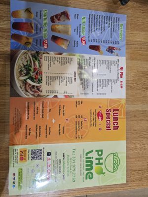 Menu photo 2 Pho Lime Elmhurst, IL Menu photo 2 Pho Lime Elmhurst, IL