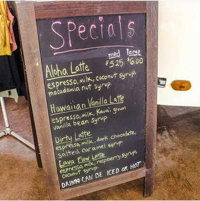 Menu photo 2 Kind Koffee Kalaheo, HI Menu photo 2 Kind Koffee Kalaheo, HI