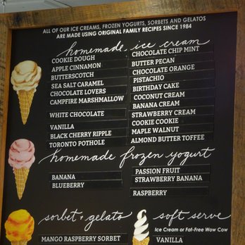 Summer's Ice Cream - flavours menu - Ice Cream & Frozen Yogurt Near Me - Toronto, Ontario Summer's Ice Cream - flavours menu - Ice Cream & Frozen Yogurt Near Me - Toronto, Ontario