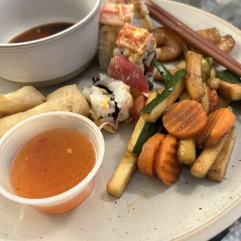 Kansha Japanese Express - Spring rolls, OMG roll, shrimp, hibachi veggies - all yum - Japanese Near Me - Spring Hill, Tennessee Kansha Japanese Express - Spring rolls, OMG roll, shrimp, hibachi veggies - all yum - Japanese Near Me - Spring Hill, Tennessee