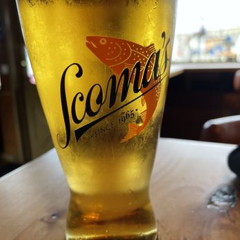 Scoma's Restaurant - Lager from Farmers Brewing Co. - Seafood Near Me - San Francisco, California