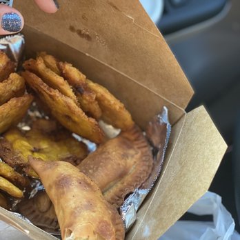 Hit the Spot Kitchen - Empanada and tostones! - Puerto Rican Near Me - Fredericksburg, Virginia