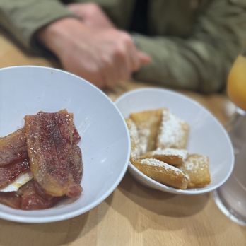 Ruby Sunshine Columbia - Pig-Candy Bacon Bites Beignets - Breakfast & Brunch Near Me - Columbia, South Carolina Ruby Sunshine Columbia - Pig-Candy Bacon Bites Beignets - Breakfast & Brunch Near Me - Columbia, South Carolina