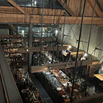 Osteria la Spiga - Inside from the loft seating - Italian Near Me - Seattle, Washington Osteria la Spiga - Inside from the loft seating - Italian Near Me - Seattle, Washington