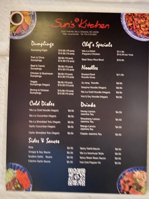 Menu photo 4 Sun's Kitchen Charlotte, NC
