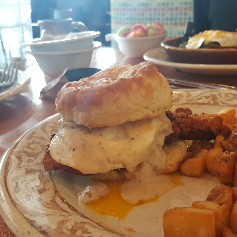 Another Broken Egg Cafe - Chicken and gravy biscuit!! Divine!! - Breakfast & Brunch Near Me - Delray Beach, Florida Another Broken Egg Cafe - Chicken and gravy biscuit!! Divine!! - Breakfast & Brunch Near Me - Delray Beach, Florida