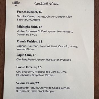 One Day In Paris - Cocktail Menu - Cafes Near Me - Alpharetta, Georgia One Day In Paris - Cocktail Menu - Cafes Near Me - Alpharetta, Georgia