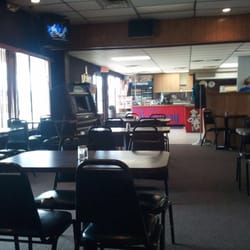 Front door and cash register