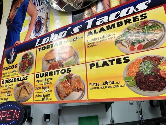 Menu photo 2 Lobo’s Tacos San Jose, CA Menu photo 2 Lobo’s Tacos San Jose, CA