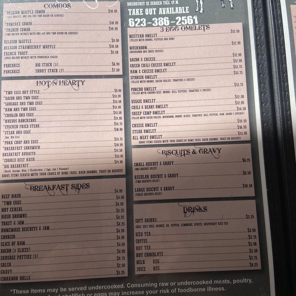 The Sheep Camp - Menu - Breakfast & Brunch Near Me - Buckeye, Arizona The Sheep Camp - Menu - Breakfast & Brunch Near Me - Buckeye, Arizona