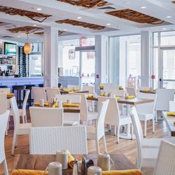 Coastal Blue Oceanside Bar & Grill - Coastal Blue's indoor dining room
