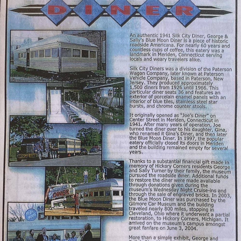 George & Sally's Blue Moon Diner - the history of the blue moon diner - Diners Near Me - Hickory Corners, Michigan George & Sally's Blue Moon Diner - the history of the blue moon diner - Diners Near Me - Hickory Corners, Michigan