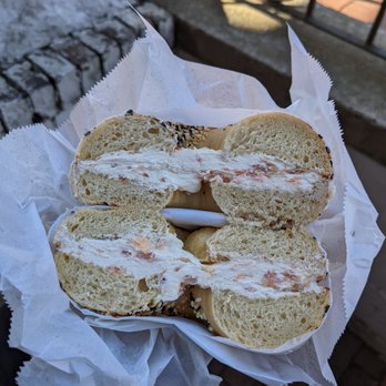 Black Sheep Bagel Cafe - Everything bagel with lox cream cheese - Bagels Near Me - Cambridge, Massachusetts Black Sheep Bagel Cafe - Everything bagel with lox cream cheese - Bagels Near Me - Cambridge, Massachusetts
