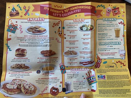 Menu photo 2 Denny's Yorba Linda, CA Menu photo 2 Denny's Yorba Linda, CA