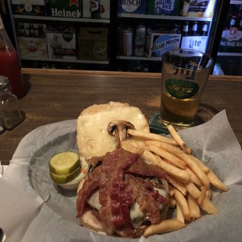 Lakeside Tavern - Alpine burger with bacon!!!! Soooooo Good - Bars Near Me - Branchville, New Jersey Lakeside Tavern - Alpine burger with bacon!!!! Soooooo Good - Bars Near Me - Branchville, New Jersey