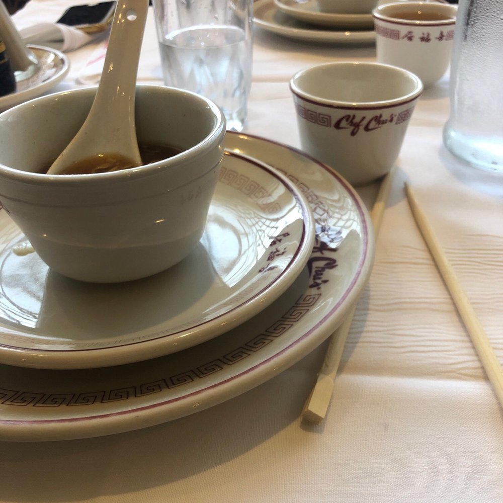 Chef Chu's - Sweet n sour soup to kick it off - Chinese Near Me - Los Altos, California
