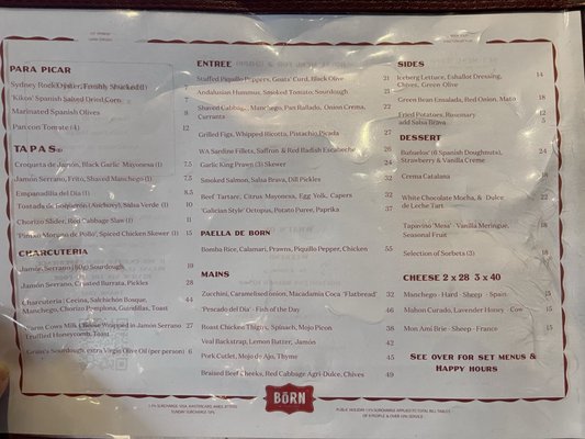 Menu photo 4 Bōrn by Tapavino Barangaroo, NSW