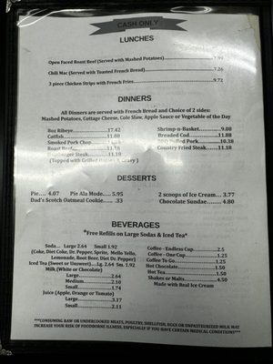 Menu photo 1 Dave’s Diner Fenton, MO Menu photo 1 Dave’s Diner Fenton, MO