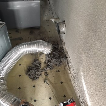 Absolute Duct & Chimney Cleaning - Just a bit of the lint pulled out today. - Chimney Sweeps Near Me - Santee, California Absolute Duct & Chimney Cleaning - Just a bit of the lint pulled out today. - Chimney Sweeps Near Me - Santee, California