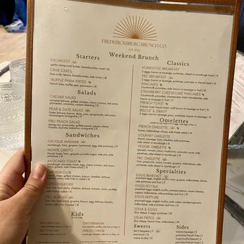 Fredericksburg Brunch - Menu - Breakfast & Brunch Near Me - Fredericksburg, Texas
