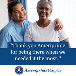 Ameriprime Hospice - You don't have to be alone. We're here for you 24/7.