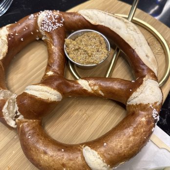 Grille District - Jumbo pretzel. It was soft and fresh - Salad Near Me - Dulles, Virginia Grille District - Jumbo pretzel. It was soft and fresh - Salad Near Me - Dulles, Virginia
