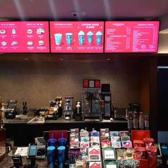 Starbucks - menus and coffee machines in a coffee shop - Coffee & Tea Near Me - Chicago, Illinois