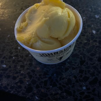 Johnson's Real Ice Cream - Mango sorbet. - Ice Cream & Frozen Yogurt Near Me - Bexley, Ohio Johnson's Real Ice Cream - Mango sorbet. - Ice Cream & Frozen Yogurt Near Me - Bexley, Ohio