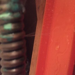 Old flex tubing cold water feed, out of code. This was original from 1979. Old flex tubing cold water feed, out of code. This was original from 1979.