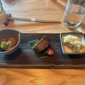 Takai by Kashiba - First appetizer from omakase set - Sushi Bars Near Me - Bellevue, Washington Takai by Kashiba - First appetizer from omakase set - Sushi Bars Near Me - Bellevue, Washington