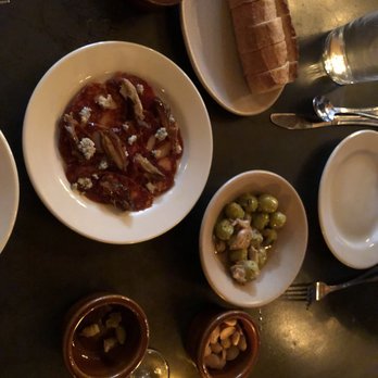 Morcilla - Chorizo, olives, almonds, and bread from the Family Feast - Spanish Near Me - Pittsburgh, Pennsylvania Morcilla - Chorizo, olives, almonds, and bread from the Family Feast - Spanish Near Me - Pittsburgh, Pennsylvania
