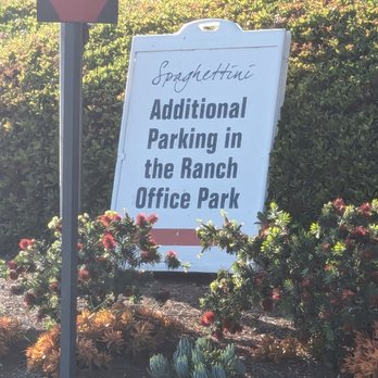 Spaghettini - Additional parking in the Ranch Office Park - Italian Near Me - Seal Beach, California