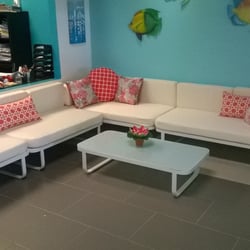 Aqua Sectional Sofa Set